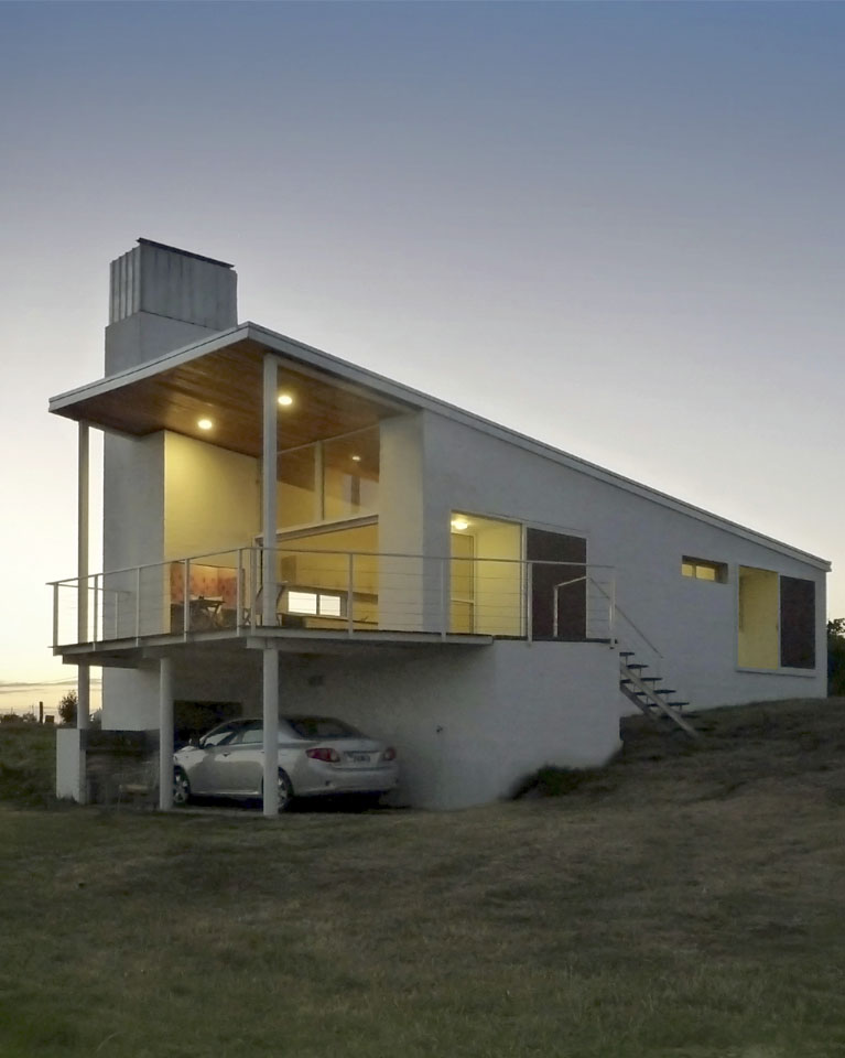 Cabañas sobre el río Ubajay